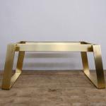 Living Room Metal Furniture Frame , Rose Gold Coffee Table Metal Frame