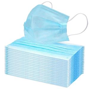 Wholesale Soft 3 Ply Disposable Face Mask Non Woven Material Low Respiratory Resistance from china suppliers