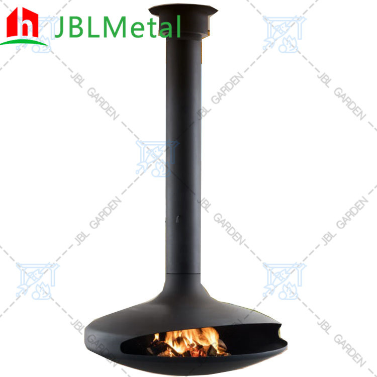 Indoor Suspended Modern Wood Burning Fire Pits Indoor Hanging Wood Stove