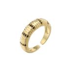 Zircone Neutral 18k Gold Rings Fashion Hypoallergenic 18 Carat Gold Wedding Band