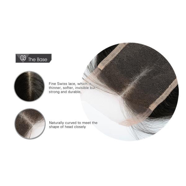 Natural Hairline 100% unprocessed Silky Straight 360 lace band frontal