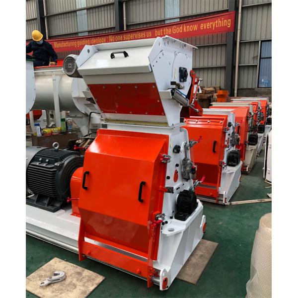 5.5t/H Capacity Animal Feed Grinder 37kw Power With Tungsten Carbide Hammer