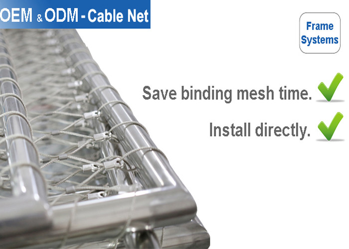 Diamond Inox Balustrade Cable Mesh Stair Railing Flexible Stainless Steel Mesh