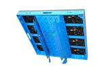 P5 Indoor Blue Color Pulled Aluminum LED Cabinet Rental Use 640mm x 640mm