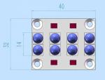 Printing Industry 1000mA 110W 385NM 6868 UVC Led Module