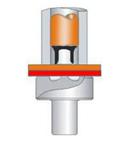 self piercing riveting gun machine for busbar