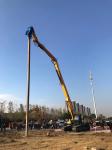Excavator Mounted Sheet Pile Driving Machine Steel Vibro Hammer
