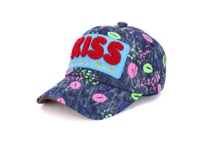 Wholesale Children Design Blue Jean Baseball Caps , 6 Panel Denim Fashion Baseball Caps from china suppliers