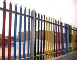 Wholesale Euro Style Free Standing Wrought Iron Fence Panels , Metal Palisade Fencing from china suppliers