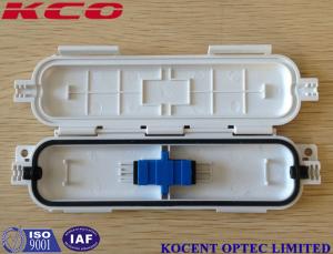 Wholesale Adapter Protection FTTH Fiber Optic Connection Box Outdoor 2 Cable Ports from china suppliers