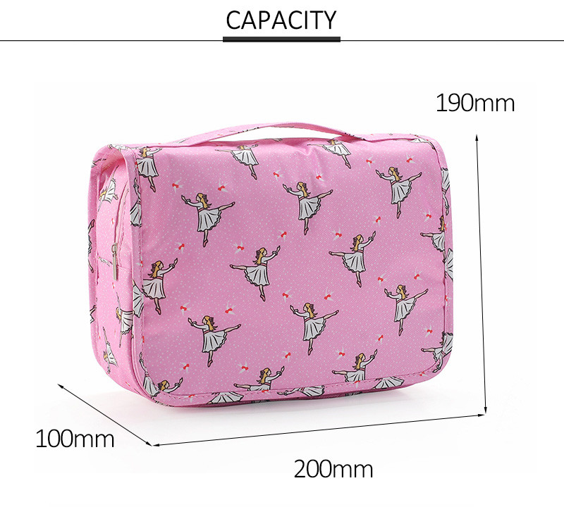 Direct Supplier Bulk Colorful Printing Oxford Toiletry Bag Hanging