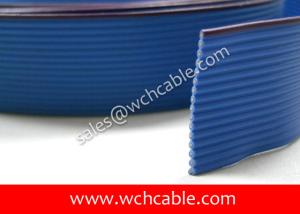 Wholesale Halogen Free XLPE Flat Ribbon Cable UL4478 #28AWG 10Pins 2.54mm Pitch VW-1 Top Coated Conductors from china suppliers