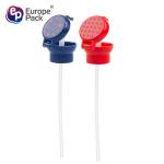 School children plastic water bottle flip top cap lid