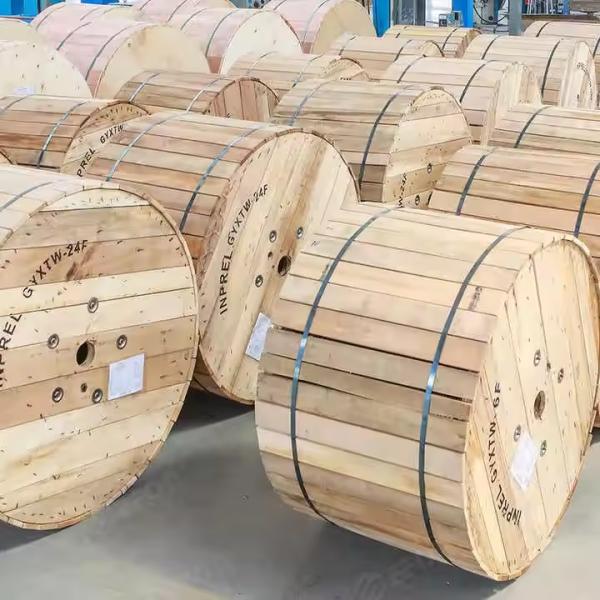 Single Mode Armored Fiber Optic Cable 6 Core - 24 Core GYXTW GYTS GYTA53