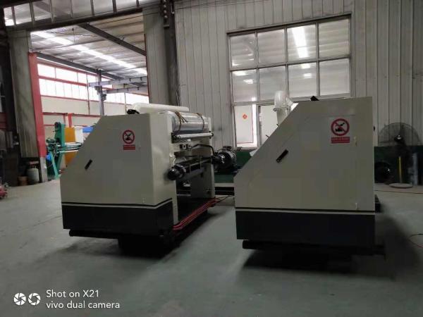 Steam Heating Corrugated Cardboard Making Machine , 50 Hz Corrugated Board