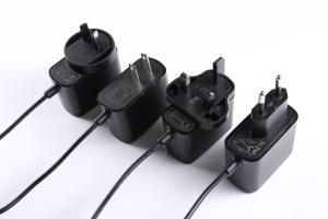 Wholesale Black AC DC Universal Adapter 5V 2A 5V 2.5A 12V 1A 12V 1.25A UL CE UKCA SAA PSE from china suppliers