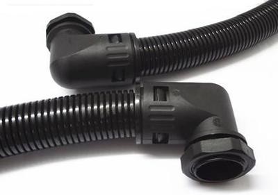PE Plastic Elbow Connector / Male Thread Barbed Plastic Elbow Hose Connector Horticulture Irrigation