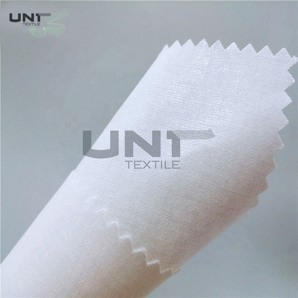 Fusible 100% Cotton Collar Woven Interlining For Formal Shirt