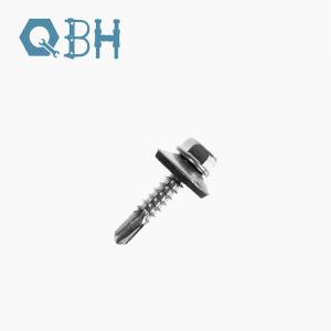 Wholesale DIN 7504Hex Washer Flange Head Tek Tail Point Self Drilling Screw Stainless Steel 304 316 from china suppliers