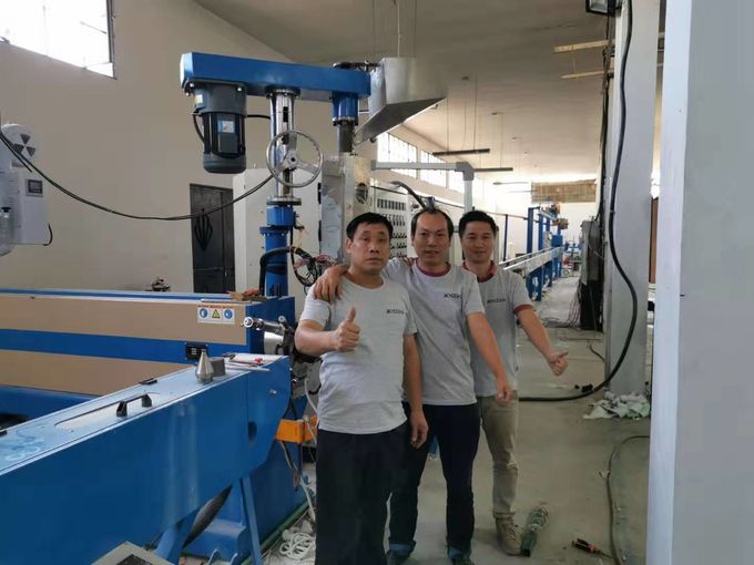 ISO 90 Mm  Power Cable Extruder Machine With Capacity 250kg/hr  380V 50Hz