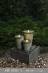 3 Oval Small Decorative Water Fountains