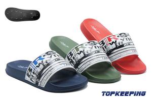 Wholesale Fashion Casual Soft Blank EVA Wide Strap Flip Flop For Man from china suppliers