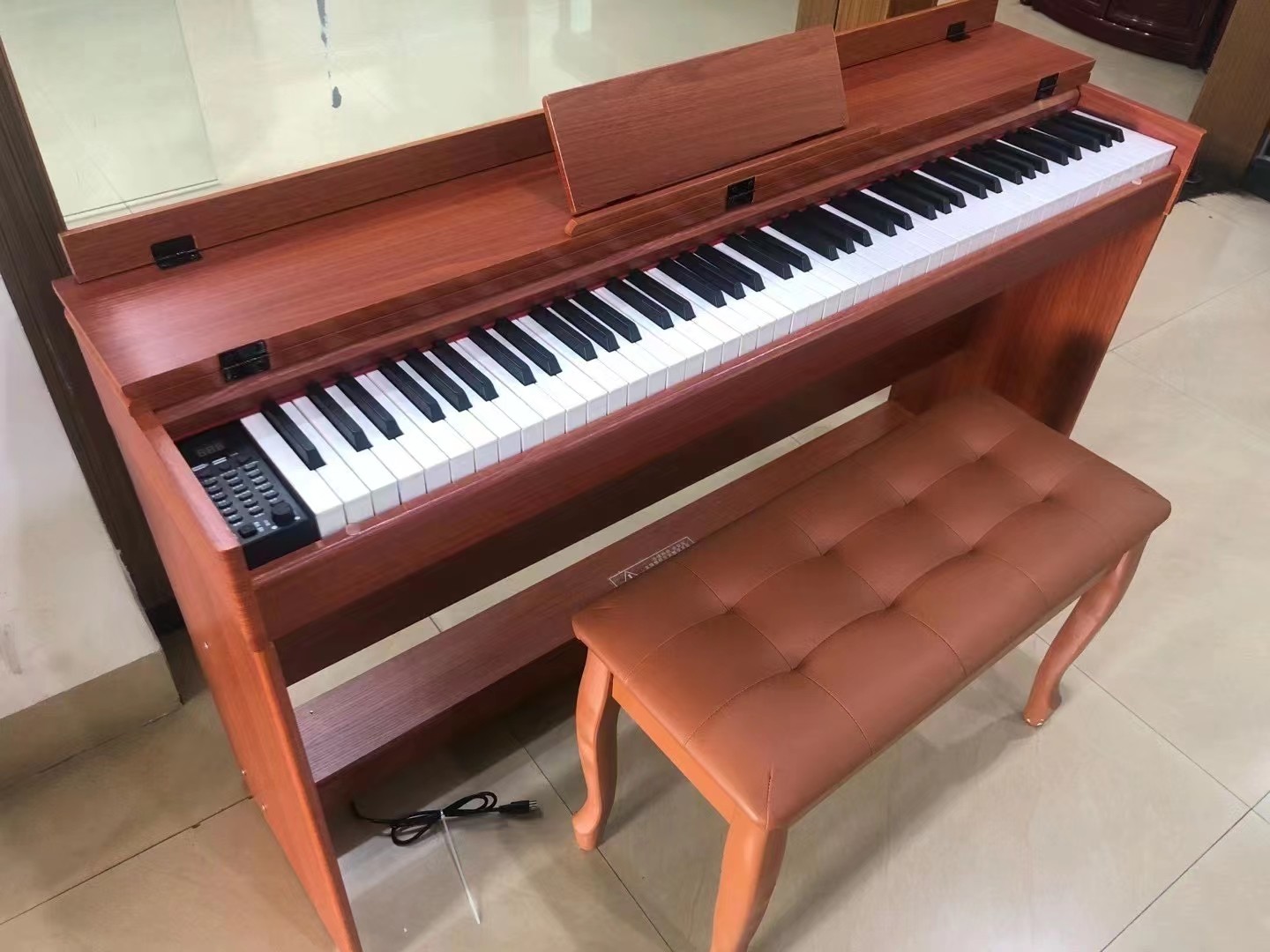The hot sale digital piano china manufacturer black and white wooden shell 88 keys keyboard electronic piano