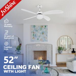 Wholesale 110-240V/50Hz-60Hz Input Voltage Smart Remote Control Ceiling Fan White Plywood Blades from china suppliers