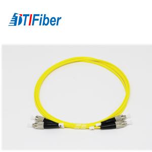 Wholesale Single Mode Duplex ST / ST 2.0mm Fiber Optic Network Cable Jumper Low Insertion Loss from china suppliers