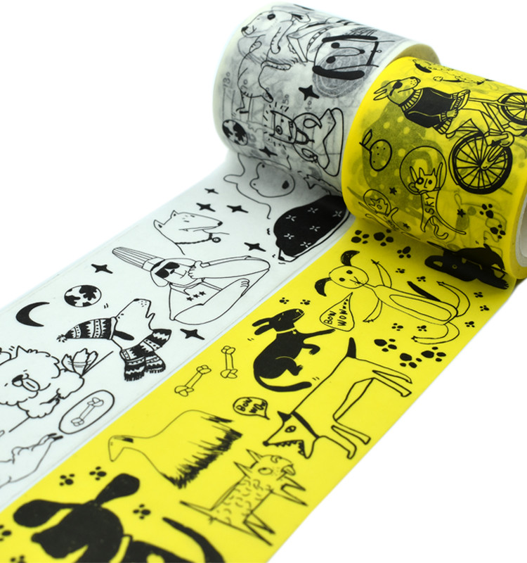 Custom logo washi paper tape pantone colorful adhesive paper tape masking tape