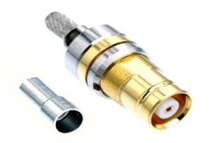 Wholesale 1.6/5.6 Jack crimp type connector female straight 75ohm for BT3002 cable from china suppliers