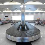 Black Large Rubber Mats Wearproof Rubber Slats For Airport Carousel