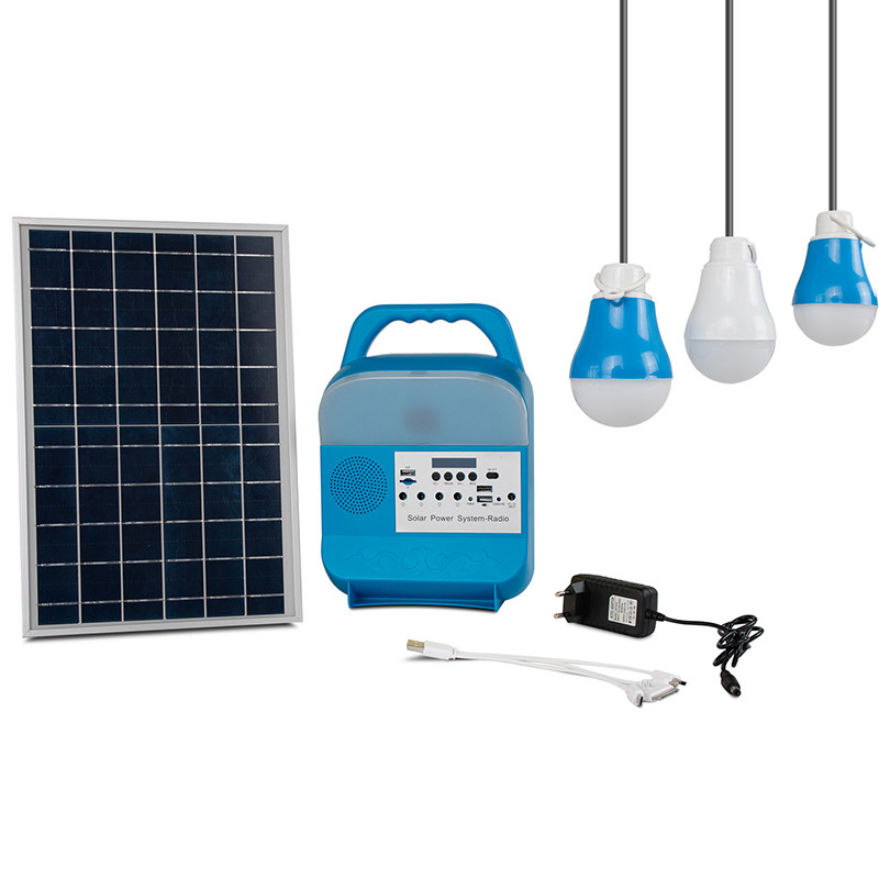 Portable Solar Lighting Kits/Solar Panels for Home lighting System SRE-583