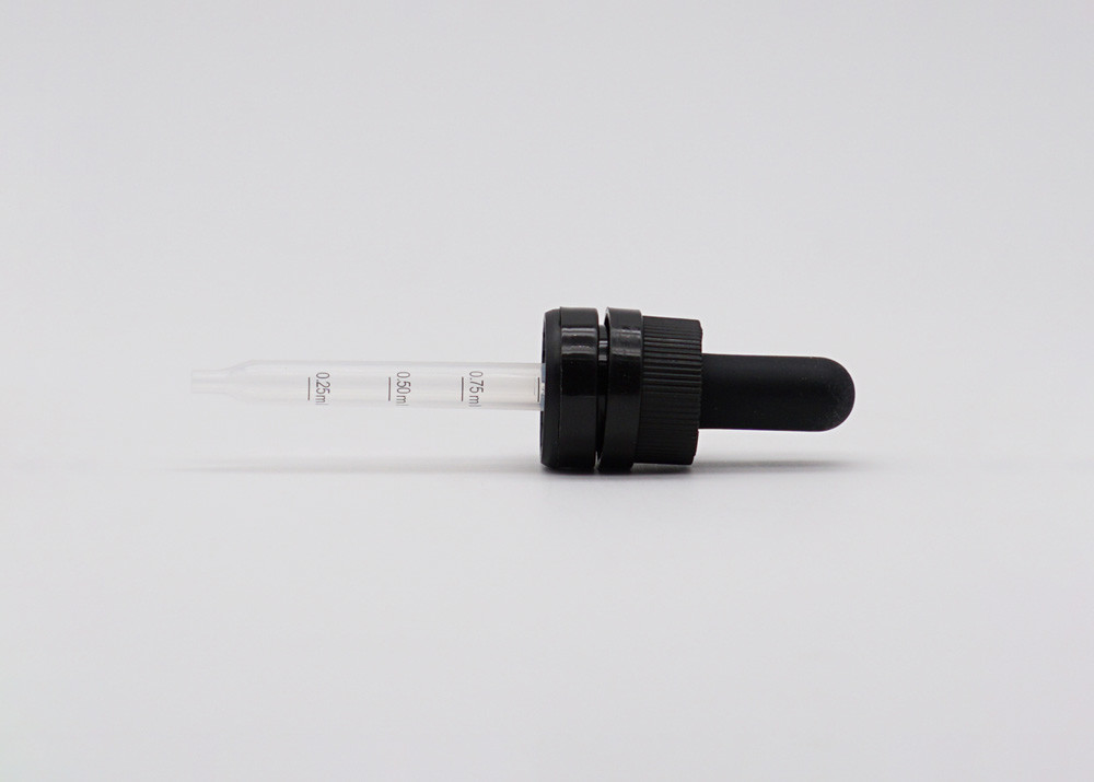 Pipette Essential Oil Glass Dropper Cap 18 / 410 Bottle Screw For Bottles