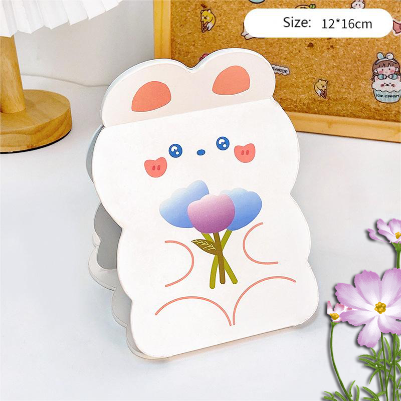 Extra LOGO Yes Heart Shaped Folding Travel Cosmetic House Decor Small Logo Mirror