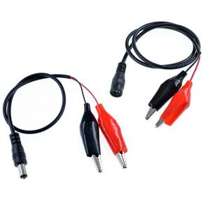 Wholesale 30cm DC 5.5x2.1mm Male Female to Dual Alligator Clips Power Supply DC Cable from china suppliers