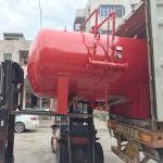 Horizontal 15000L 12000LPM Fire Fighting Bladder Tank 12 Bar