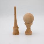 2 To 4 Years Wooden Kendama Laser Logo Wooden Puzzle Toy 190 X 70mm