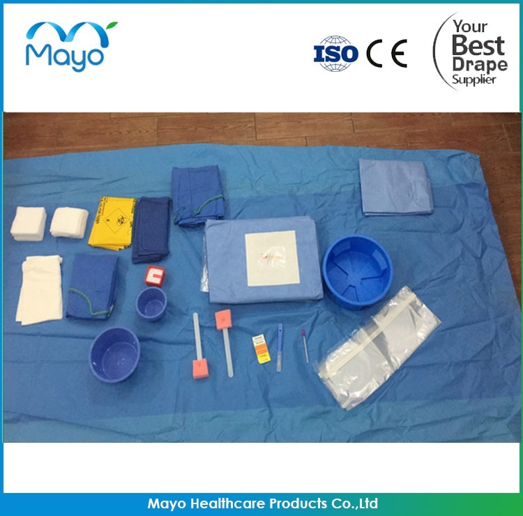 Top Quality Sterile Femoral Radial Angiography Drape Pack from factory directly