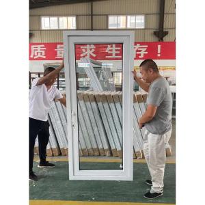 Wholesale Customizable PVC Aluminum Glass Entry Door Modern With Strong Durability from china suppliers