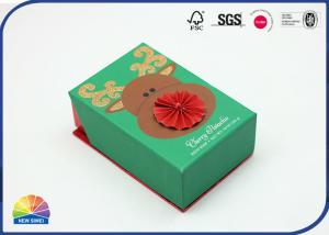 Wholesale Christmas Gift Packaging Hinged Lid Gift Box For Handmade Candles Green Color from china suppliers