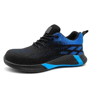 Wholesale Breathable Industrial Work Shoes S1P S3 Fly Knit Running Shoes Lightweight from china suppliers