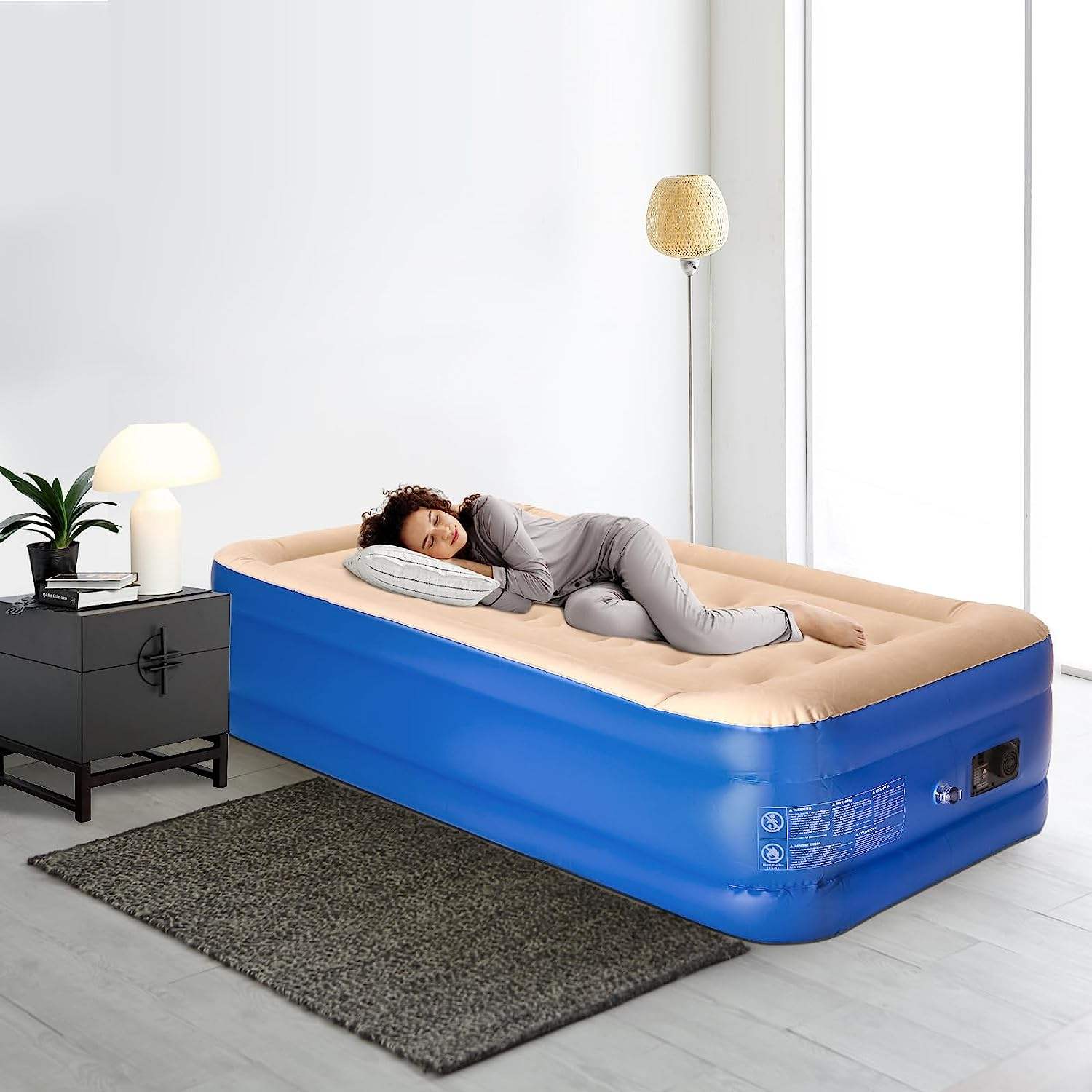 Flocked PVC Inflatable Air Mattresses
