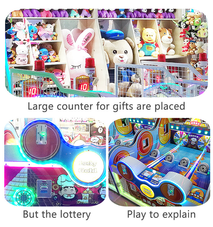 Indoor Arcade Machine Coin Operated Prize Game Machine For 4 Players