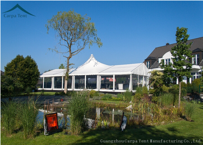 White Luxury European Style Tents With Decoration Over 100 People
