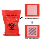 Heavy Duty Orange Biohazard Plastic Bags Medical Trash Bin Liner