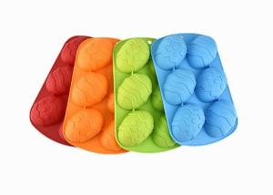 Wholesale 6 Holes Silicone Easter Egg Mould , Colorful Silicone Cake Molds For Kitchen from china suppliers