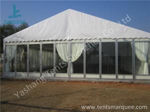Wholesale Transparent Glass Wall Outdoor Luxury Wedding Tents With Full Beautiful Decorations from china suppliers