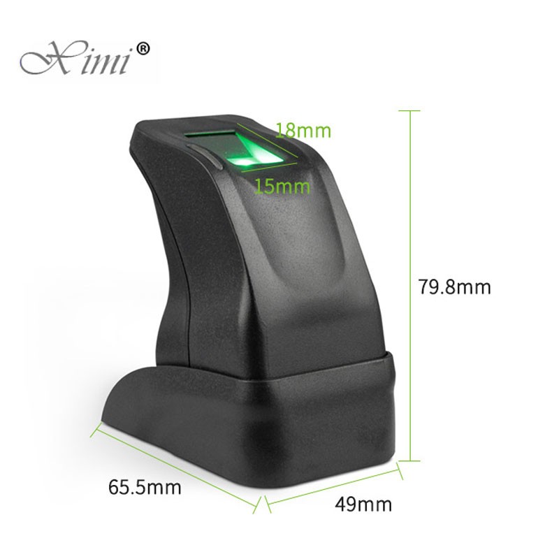 Electronic Biometric Fingerprint Scanner , 500 Dpi Biometric Thumb Scanner
