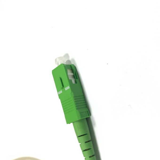 Single Mode Simplex 2.0mm Optical Fiber Patch Cord SC APC Green Connecter